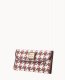 Dooney Houndstooth Continental Clutch Brick ID-uIfvQKcO