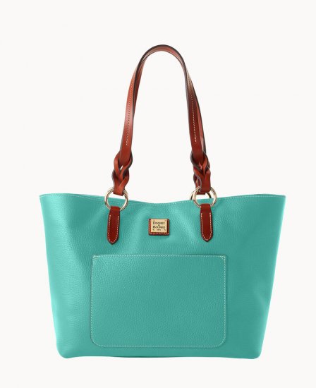 Dooney Pebble Grain Tammy Tote Spearmint ID-47h1k0yr - Click Image to Close