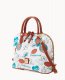 Dooney NFL Dolphins Zip Zip Satchel DOLPHINS ID-by0QDwkG