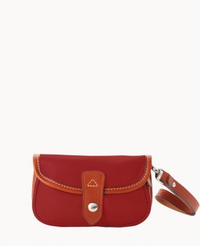 Dooney Oncour Elba Flap Wristlet Geranium ID-yuA36WTc