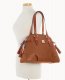 Dooney Pebble Grain Domed Satchel Caramel ID-7dFvf1KF