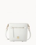 Dooney Saffiano Small Zip Crossbody Off White ID-Ad0FZd0m