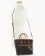 Dooney Pebble Grain Handle Tote Black ID-seIpYmYs