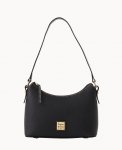 Dooney Pebble Grain Baguette Black Black ID-axAVHxtB