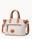 Dooney All Weather Leather 3.0 Domed Satchel 30 Vanilla ID-0qHMwaRR