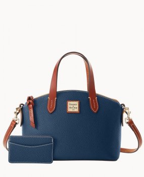 Dooney Pebble Grain Ruby Bag With Card Case Jeans ID-YxsYqwrd