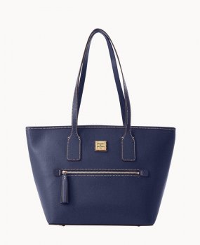 Dooney Saffiano Small Tote Marine ID-baVQfZPp