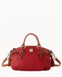 Dooney Pebble Grain Medium Mail Satchel Red ID-yfJSTMzz