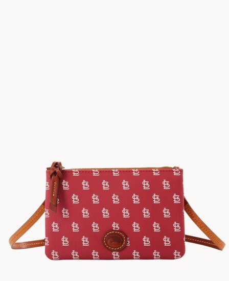 Dooney MLB Cardinals Top Zip Crossbody Cardinals ID-q2exvXkC - Click Image to Close