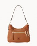 Dooney Pebble Grain Hobo Caramel ID-r3yzSlOi