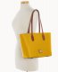 Dooney Pebble Grain Tote With Medium Wristlet Mustard ID-pZsDrVAn