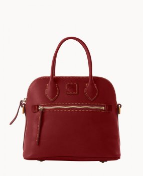 Dooney Florentine Domed Satchel Bordeaux ID-MfyjHmAS