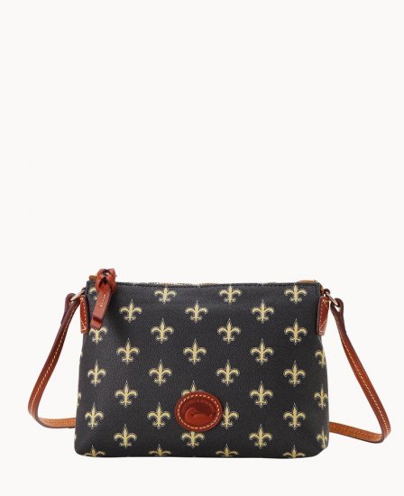 Dooney NFL Saints Crossbody Pouchette Saints ID-DjcmH4Zs - Click Image to Close