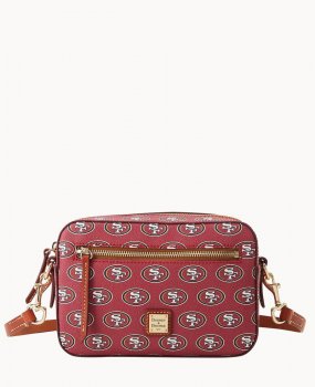 Dooney NFL 49ERS Camera Zip Crossbody 49ERS ID-Iq8Ab9zs