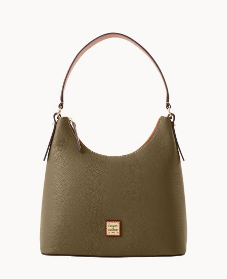 Dooney Pebble Grain Hobo Olive ID-rOYnDmxP - Click Image to Close