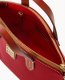 Dooney Pebble Grain Ruby Bag With Card Case Red ID-g8tlGIO1