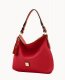 Dooney Pebble Grain Twist Strap Hobo Red ID-fZ2IbYOE