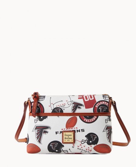 Dooney NFL Falcons Ginger Crossbody FALCONS ID-Px4D87PA - Click Image to Close