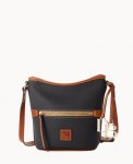 Dooney Pebble Grain Small Zip Sac Black ID-GVJg9zBV