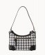 Dooney Houndstooth Shoulder Bag Black ID-y68Fl8pF