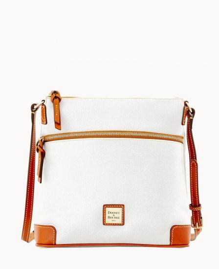 Dooney Pebble Grain Crossbody White ID-SuYRbOvw - Click Image to Close