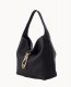 Dooney Pebble Grain Small Logo Lock Sac Black ID-Y9Z30YeM