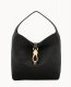 Dooney Florentine Logo Lock Shoulder Bag Black Black ID-mj6gHNLH