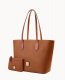 Dooney Pebble Grain Tote With Medium Wristlet Caramel ID-SK4AihRF