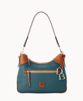 Dooney Pebble Grain Hobo Teal ID-XM3Xn9iZ