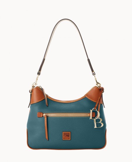 Dooney Pebble Grain Hobo Teal ID-XM3Xn9iZ - Click Image to Close