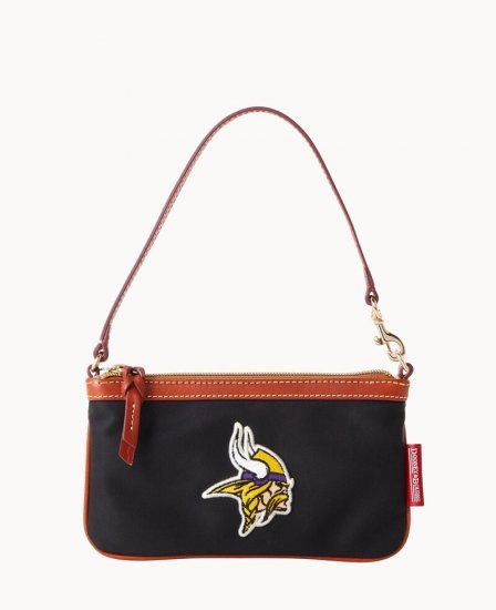 Dooney NFL Vikings Large Slim Wristlet VIKINGS ID-e8GGfQ5w - Click Image to Close