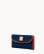 Dooney Pebble Grain Continental Clutch Midnight Blue ID-qqaJlVQa