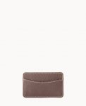 Dooney Pebble Grain Business Card Case Taupe ID-yqrCb3vB