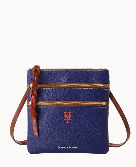 Dooney MLB Mets N S Triple Zip Crossbody METS ID-gguRqc20 - Click Image to Close