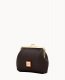 Dooney Pebble Grain Large Frame Purse Black ID-MCyTQvJL