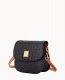 Dooney Ostrich Saddle Bag Black ID-c5RLs4B1