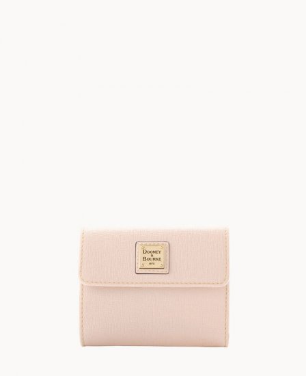 Dooney Saffiano Small Flap Credit Card Wallet Blush ID-u3CyjtPW - Click Image to Close