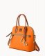 Dooney Pebble Grain Domed Satchel Clementine ID-Br4ahBij