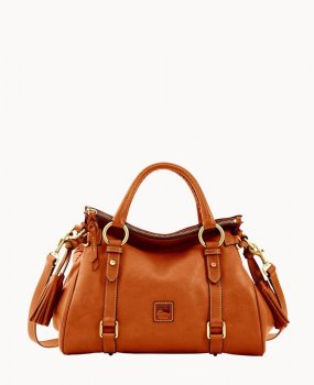 Dooney Florentine Satchel Natural ID-uPcqVSeQ