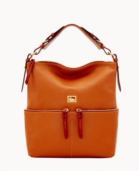 Dooney Dillen Medium Pocket Sac Caramel ID-i4FASLXm