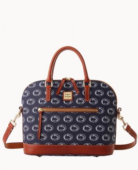 Dooney Collegiate Penn State Domed Zip Satchel PENN STATE ID-BesIfXSo