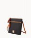 Dooney Pebble Grain Double Zip Tassel Crossbody Black ID-MzdFF49L