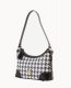 Dooney Houndstooth Shoulder Bag Black ID-y68Fl8pF