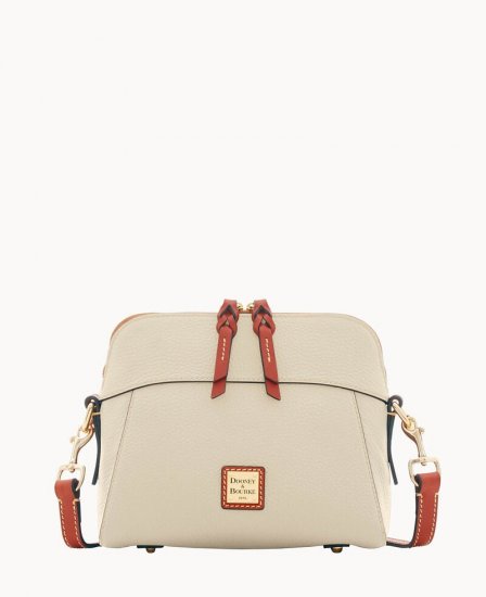 Dooney Pebble Grain Cameron Crossbody Bone ID-icsL2oTw - Click Image to Close