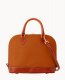 Dooney Pebble Grain Zip Zip Satchel Caramel ID-v9bQYssW