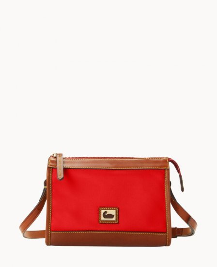 Dooney Wayfarer Zip Crossbody Red ID-qFXJRGNP - Click Image to Close