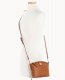 Dooney Ostrich Domed Crossbody Caramel ID-dDli0Nq1