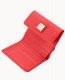 Dooney Saffiano Small Flap Credit Card Wallet Tomato ID-xHYcx72O