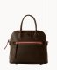 Dooney Florentine Domed Satchel Brown Tmoro ID-hMkBrBlE