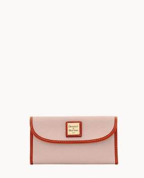 Dooney Pebble Grain Continental Clutch Oyster ID-y9ng13lq